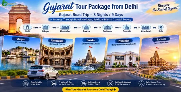 Gujarat Tour Package From Delhi