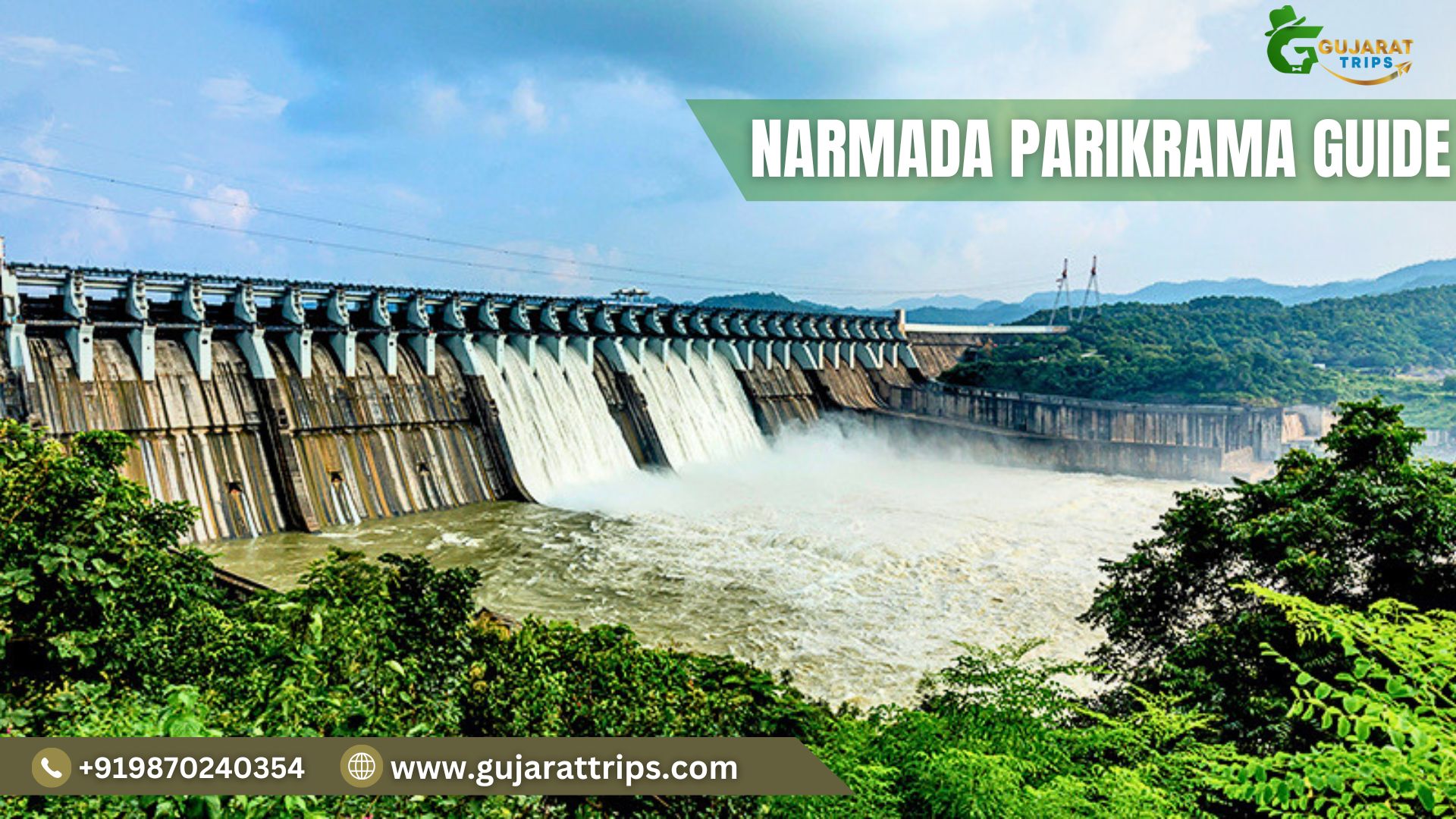 Narmada Parikrama - Holy Narmada River view