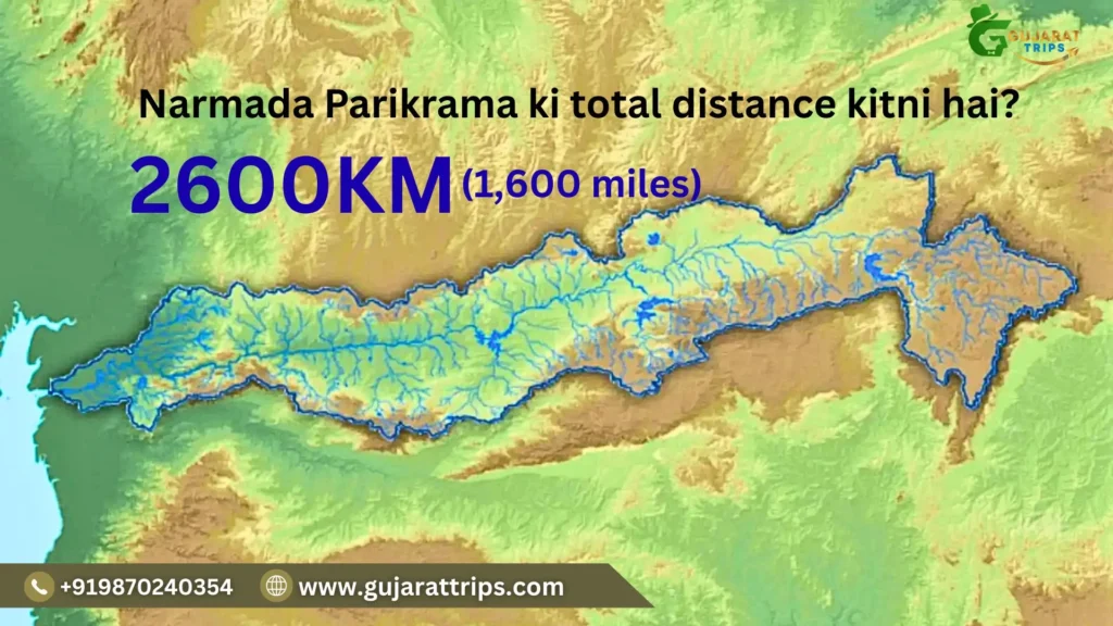 Narmada Parikrama total distance
