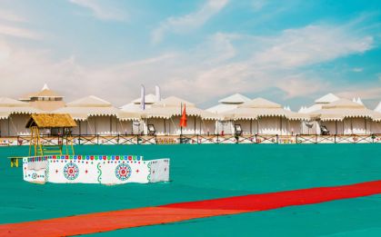 Luxury tent city stay in Gujarat at Dhordo